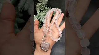 Натуральные камни, розовый кварц