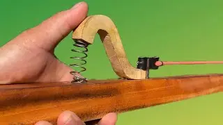 DIY Slingshot - Easy Trigger Mechanism #handmade  #diy #amazing #craft