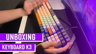 Unboxing teclado K3 ZIYOU LANG do Aliexpress - Promoção 11.11