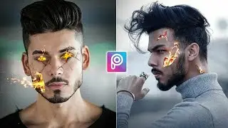 Fire Face Effect in PicsArt | Vijay Mahar Fire Concept Art PicsArt  | RTWORLD
