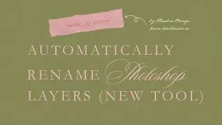 Automatic layer names? Photoshop finally allows this