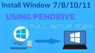 How To Install  window laptop & pc 2023 | Windows Apne Laptop/Computer Main Kaise Install Karain