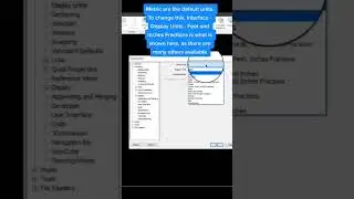 check important options when first start Naviswork
