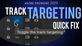 Fixing TARGET TRACKING Issues in Adobe Premiere 2024: Cut & Paste into a Specific Layer