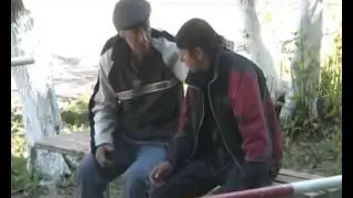 Русские алкаши бьют друг другу морды