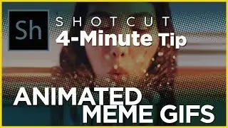 How to Create Your Own Animated GIF Memes on Shotcut in 4 Minutes