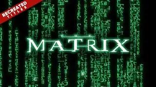 THE MATRIX | Title sequence recreated in After Effects | Dait Studio