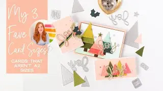 My 3 Favorite Card Sizes That Aren't A2 - Pretty Pink Posh October 2024 Release