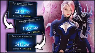 How I Level my ALTS Efficiently Beyond 1400 Without Spending to much GOLD in Lost Ark