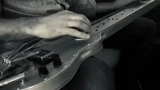Fouke Baritone Lap Steel with Rainger FX Snaretrap (stereo).