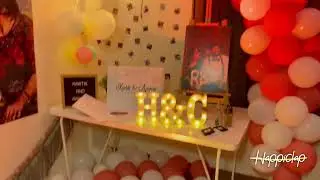 Anniversary Classic - Surprise Decoration | Surprises in Hyderabad | happiclap.com