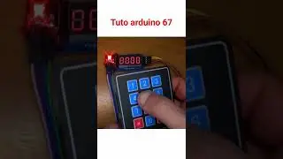 Arduino, comment afficher un clavier sur un écran TM1637.  