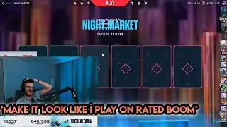 Tarik shows the Valorant Night Market