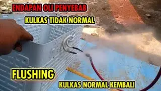 PENYEBAB KULKAS BEKU TIDAK MERATA!! FLUSHING  EVAPORATOR