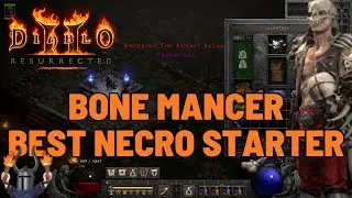 Diablo 2 Necromancer Guide: BUDGET BONE SPEAR | Ultimate Season 8 Starter Setup!🦴