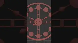 Wall clock modeling in 3dsmax 