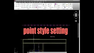 how to change point style in AUTOCAD