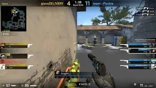 USP on Inferno - 4 bullets is all it takes