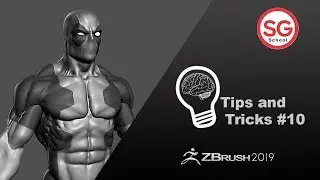 Tips and Tricks #10 Zbrush2019 - Correcao de aluno - Deadpool