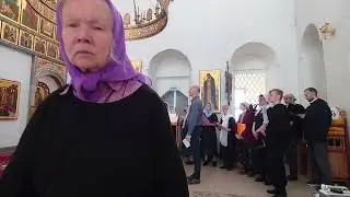 Хор Школы церковного пения для взрослых под руководством Г.П.Стуловой. Видеозапись Богослужения.