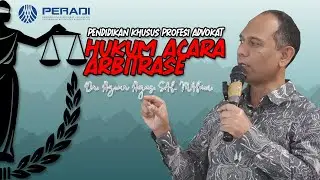 DR AZWIR AGUS SH MHUM HUKUM ACARA ARBITRASE