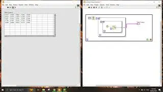 Using Table in LabVIEW Part 1