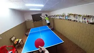 НАСТОЛЬНЫЙ ТЕННИС ОТ ПЕРВОГО ЛИЦА | ИГРАЮ ПРОТИВ КМС | PING PONG FIRST PERSON | TABLE TENNIS |