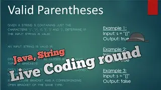 Java Program to check Valid Parenthesis or Balanced Parenthesis| Valid Parentheses Leetcode solution