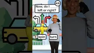 Interactive English Quiz Dialogue: Giving Directions Vocabulary
