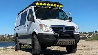Upgraded Suspension - Low-roof van build