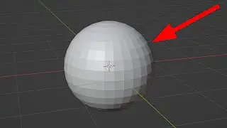 How to create a sphere in Blender 3D