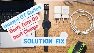 HUAWEI GT GT2 PRO GT3 BAND DONT TURN ON DONT CHARGE PROBLEM SOLUTION FIX