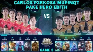 CARLOS P3RKOS4 MUPINQT PAKE EDITH - GEEKFAM JR VS DEWA UNITED GAME 2 MDL INDONESIA
