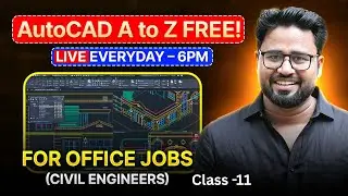 Complete AutoCAD Class 11 || Parametric || Blocks