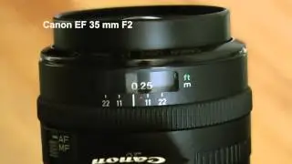 Canon EF 35 mm f2 lens autofocus motor noise comparison