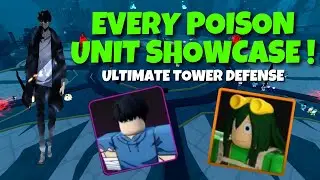 SHOWCASING And RANKING Every POISON Unit In ULTIMATE TOWER DEFENSE I Roblox