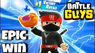Battle Guys Royale Gameplay INTENSE Drop// Battle Guys PRO Gameplay Handcam
