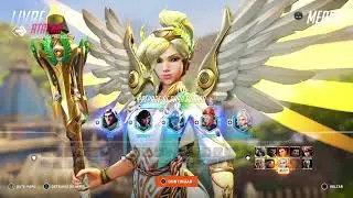 Overwatch 2 partida de Mercy, o anjo jo seu ombro!