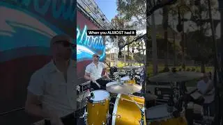 So closeeee… 😆🥲 #drums #blooper #fail #concert #livemusic #retro #thedreamboats