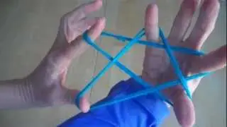 How to make a Star with string, step by step, cats cradle