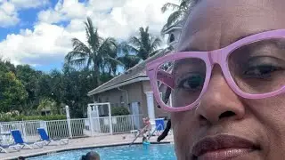 Chillaxing at the pool