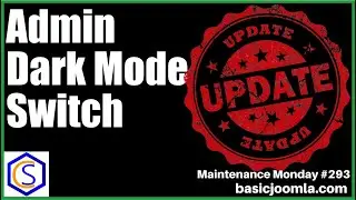 How to Turn Dark Mode On and Off in the Joomla 5 Administrator Area - 🛠 MM #293