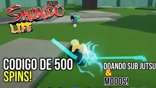 (500 SPINS CODE!) DOANDO SUB-JUTSU / MODES E KARMAS SHINDO LIFE LIVE ATT MEGA ATUALIZAÇÃO!