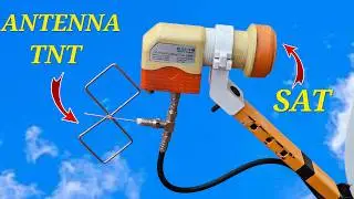 How to operate TNT terrestrial and satellite channels with one TV cable