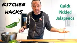 How to make Pickled Jalapeños Quickly (No Canning)