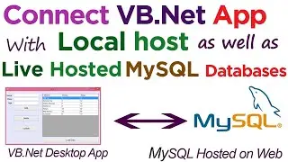 How to Connect VB.Net Application with MySQL Database - Urdu/ हिंदी