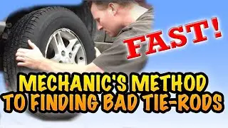 PRO DIAGNOSIS of Loose Tie Rod Ends-  EASY AND FAST TESTING! ANY VEHICLE!