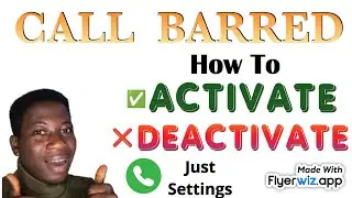 How to activate/deactivate Call Barring (Call barred) 