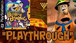 The Flintstones Bedrock Bowling (PS1) 