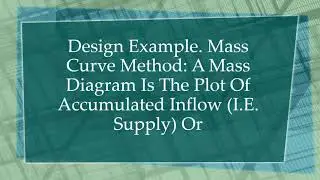 What do you mean by mass curve